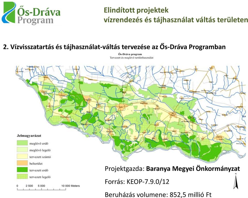 Vízvisszatartás és tájhasználat-váltás tervezése az