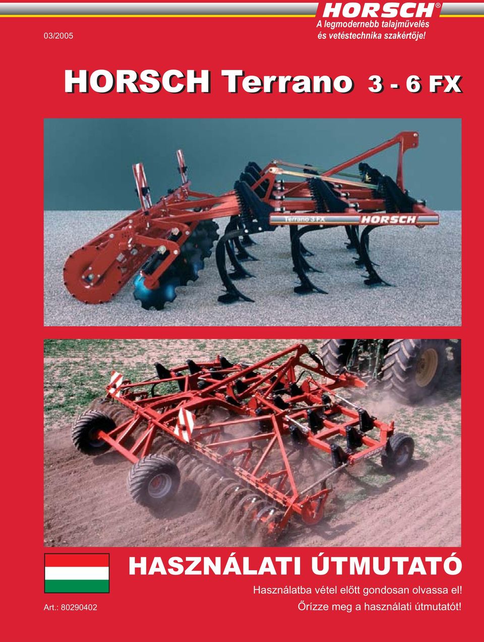 HORSCH Terrano 3-6 FX Art.