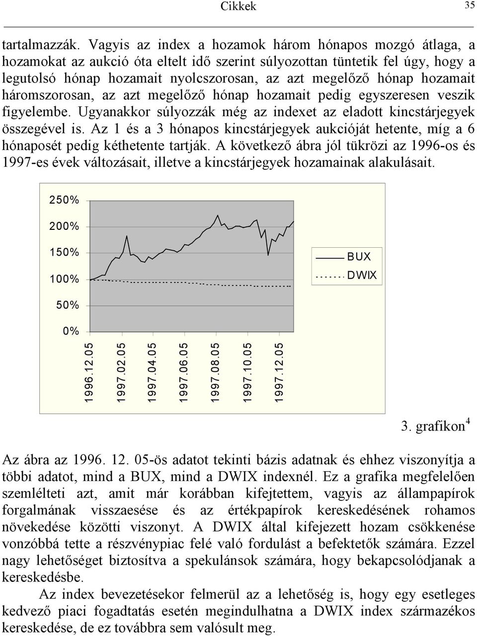 hozamait háromszorosan, az azt megelz hónap hozamait pedig egyszeresen veszik figyelembe. Ugyanakkor súlyozzák még az indexet az eladott kincstárjegyek összegével is.