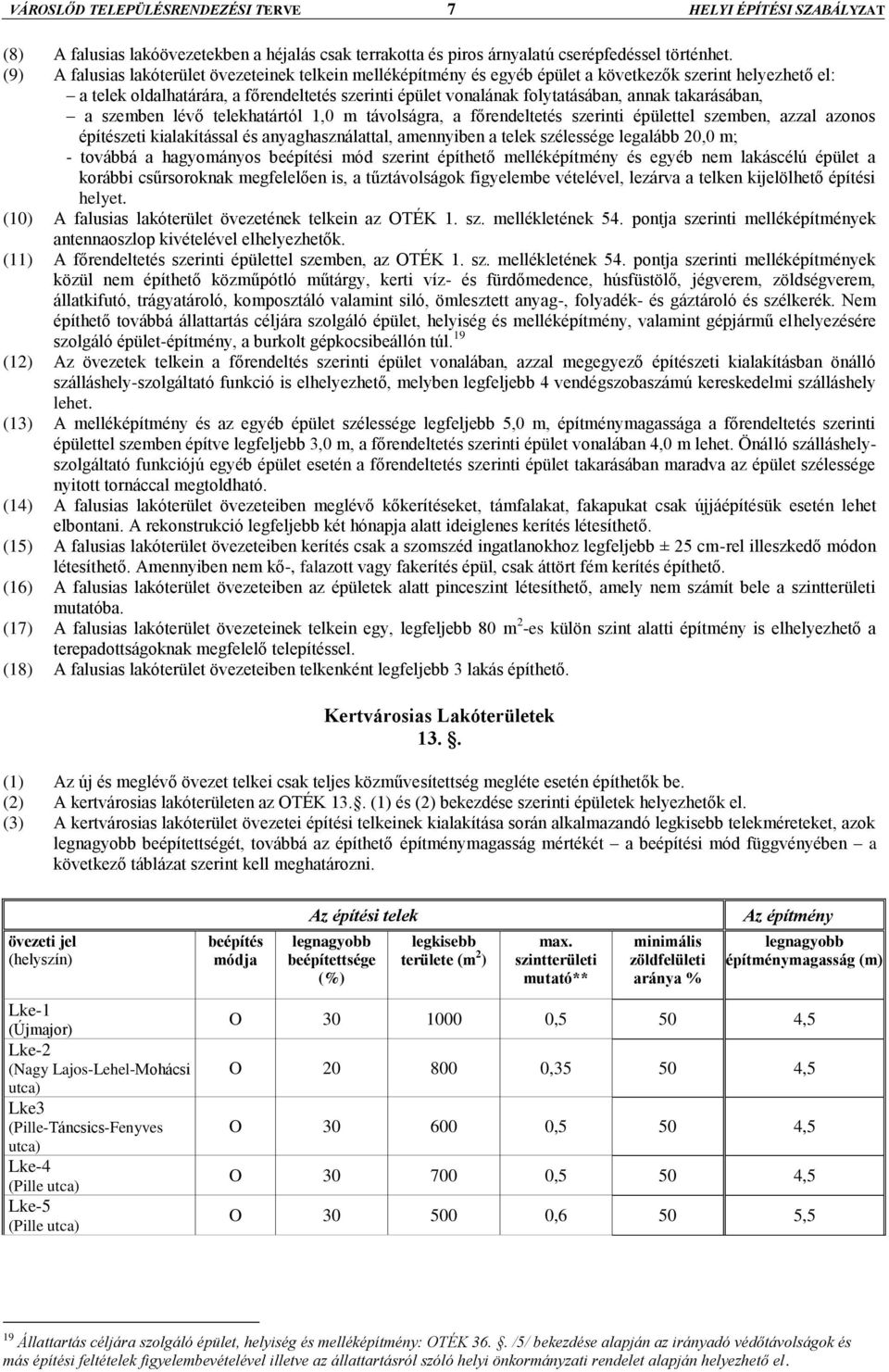 takarásában, a szemben lévő telekhatártól 1,0 m távolságra, a főrendeltetés szerinti épülettel szemben, azzal azonos építészeti kialakítással és anyaghasználattal, amennyiben a telek szélessége