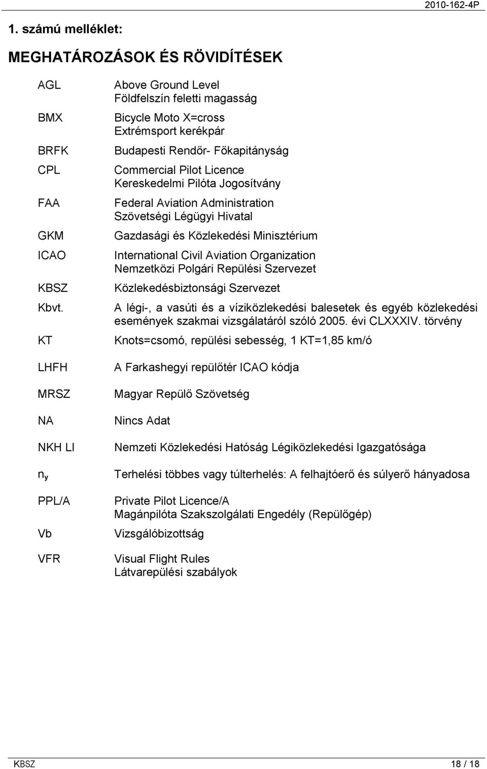 Pilóta Jogosítvány Federal Aviation Administration Szövetségi Légügyi Hivatal Gazdasági és Közlekedési Minisztérium International Civil Aviation Organization Nemzetközi Polgári Repülési Szervezet