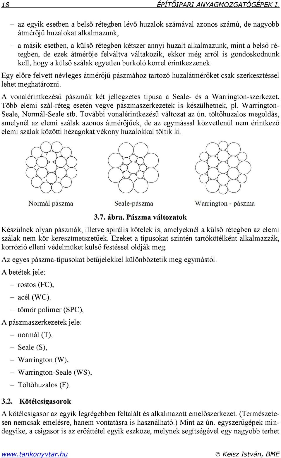 eek átmérője felváltva váltakoik, ekkor még arról is gondoskodnunk kell, hogy a külső sálak egyetlen burkoló körrel érintkeenek.