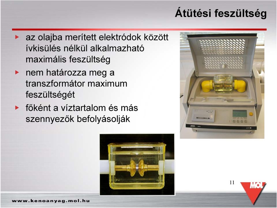 feszültség nem határozza meg a transzformátor maximum