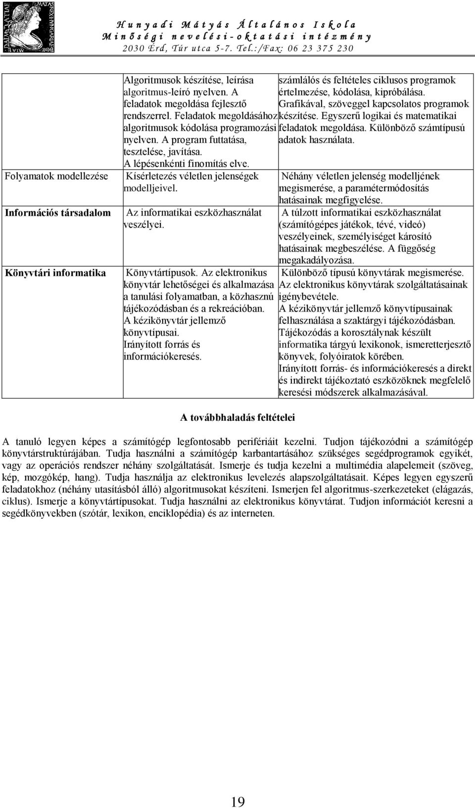 Az informatikai eszközhasználat veszélyei. Könyvtártípusok. Az elektronikus könyvtár lehetőségei és alkalmazása a tanulási folyamatban, a közhasznú tájékozódásban és a rekreációban.