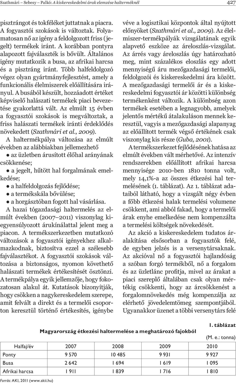 Több halfeldolgozó végez olyan gyártmányfejlesztést, amely a funkcionális élelmiszerek el állítására irányul.