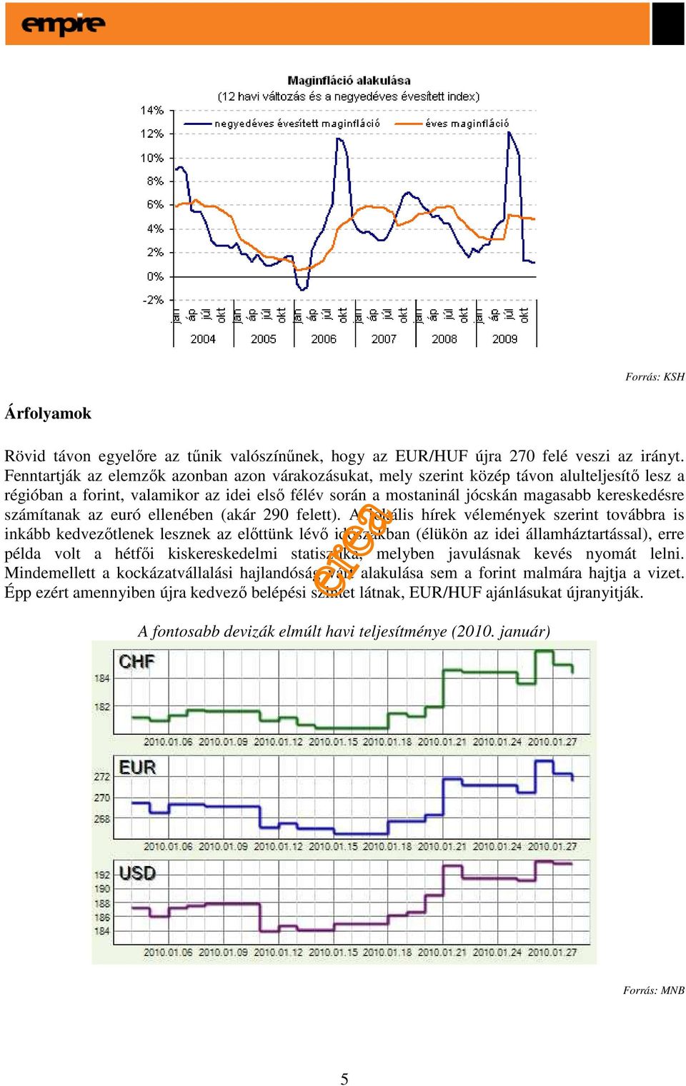 számítanak az euró ellenében (akár 290 felett).