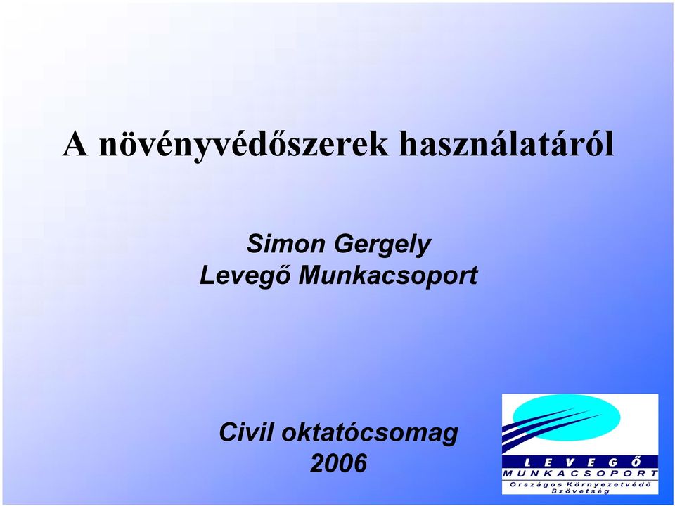 Gergely Levegő