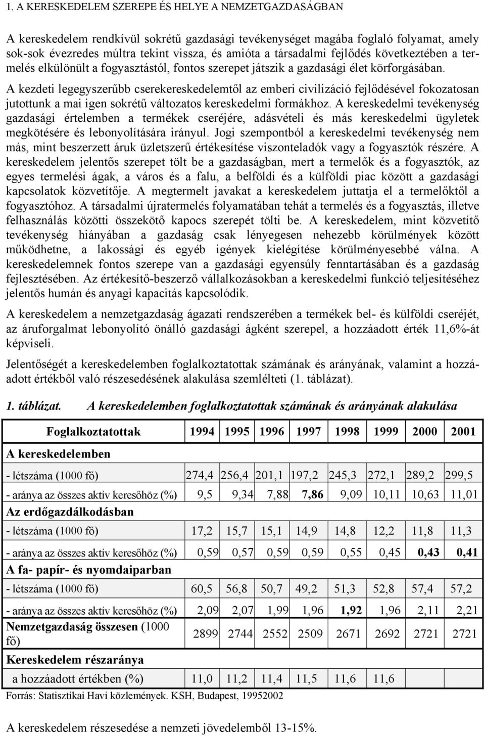 A kezdeti legegyszerűbb cserekereskedelemtől az emberi civilizáció fejlődésével fokozatosan jutottunk a mai igen sokrétű változatos kereskedelmi formákhoz.