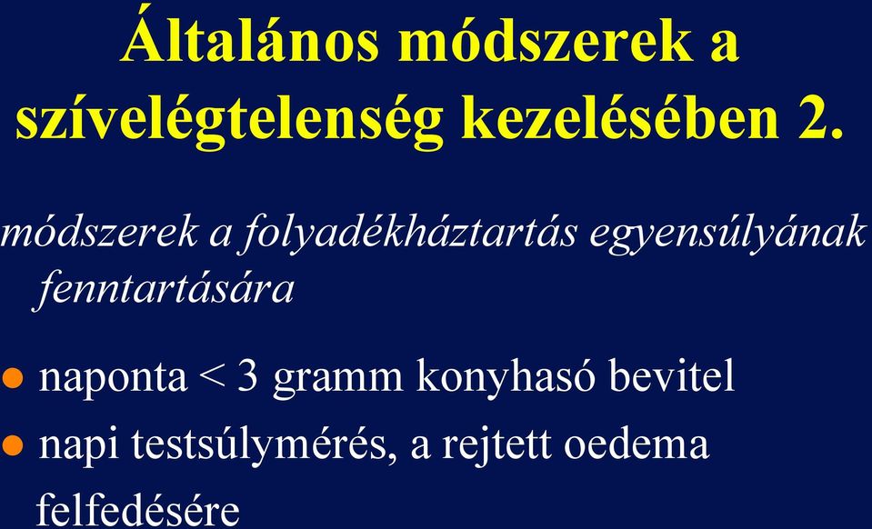 módszerek a folyadékháztartás egyensúlyának