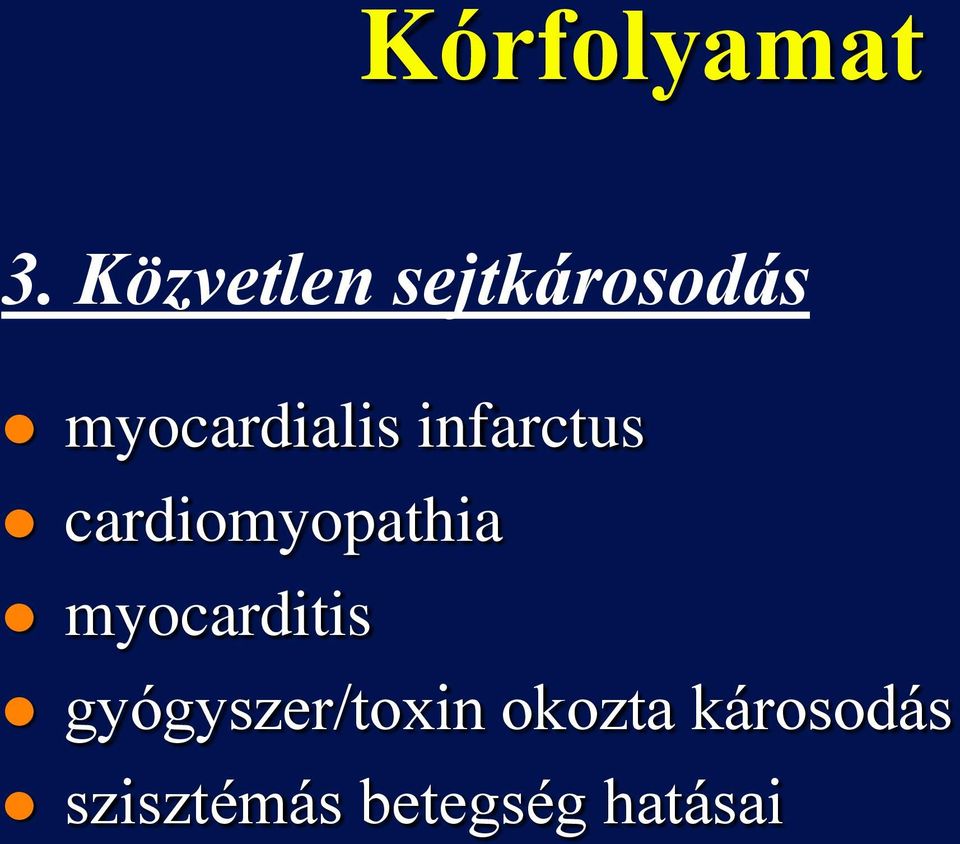 infarctus cardiomyopathia myocarditis