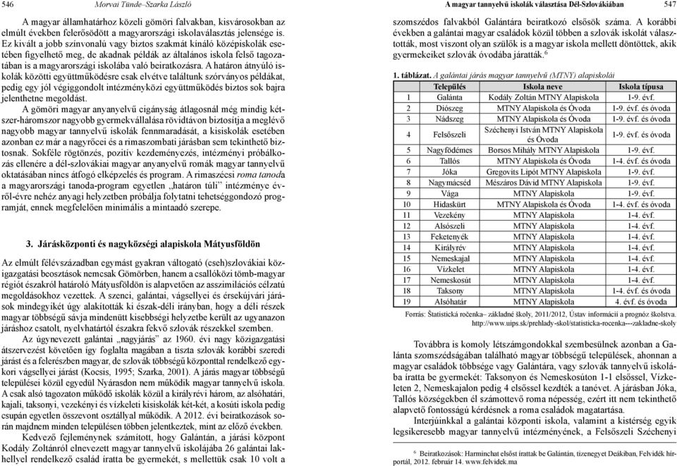 Ez kivált a jobb színvonalú vagy biztos szakmát kínáló középiskolák esetében figyelhető meg, de akadnak példák az általános iskola felső tagozatában is a magyarországi iskolába való beiratkozásra.