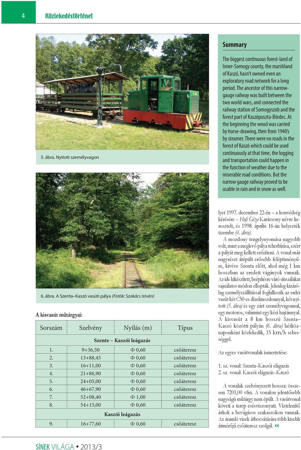 The ancestor of this narrowgauge railway was built between the two world wars, and connected the railway station of Somogyszob and the forest part of Kaszópuszta-Bördec.