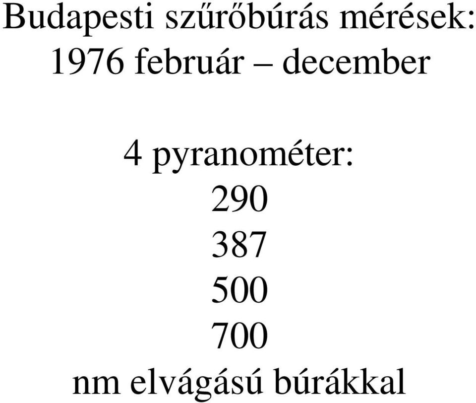 december 4 pyranométer: