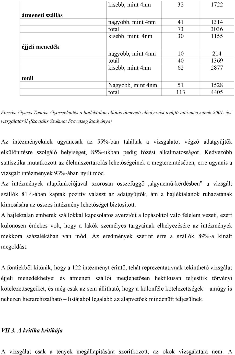 évi vizsgálatáról (Szociális Szakmai Szövetség kiadványa) Az intézményeknek ugyancsak az 55%-ban találtak a vizsgálatot végző adatgyűjtők elkülönítésre szolgáló helyiséget, 85%-ukban pedig főzési