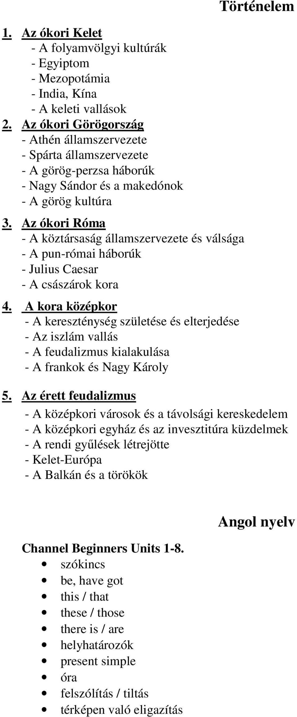 Az ókori Róma - A köztársaság államszervezete és válsága - A pun-római háborúk - Julius Caesar - A császárok kora 4.