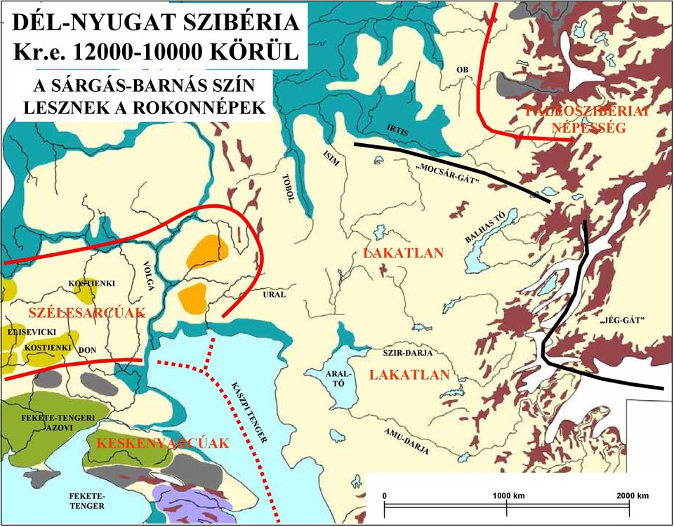 NÉPESSÉG MOCSÁR-GÁT TOBOL LAKATLAN BALHAS TÓ SZÉLESARCÚAK ELISEVICKI KOSTIENKI VOLGA