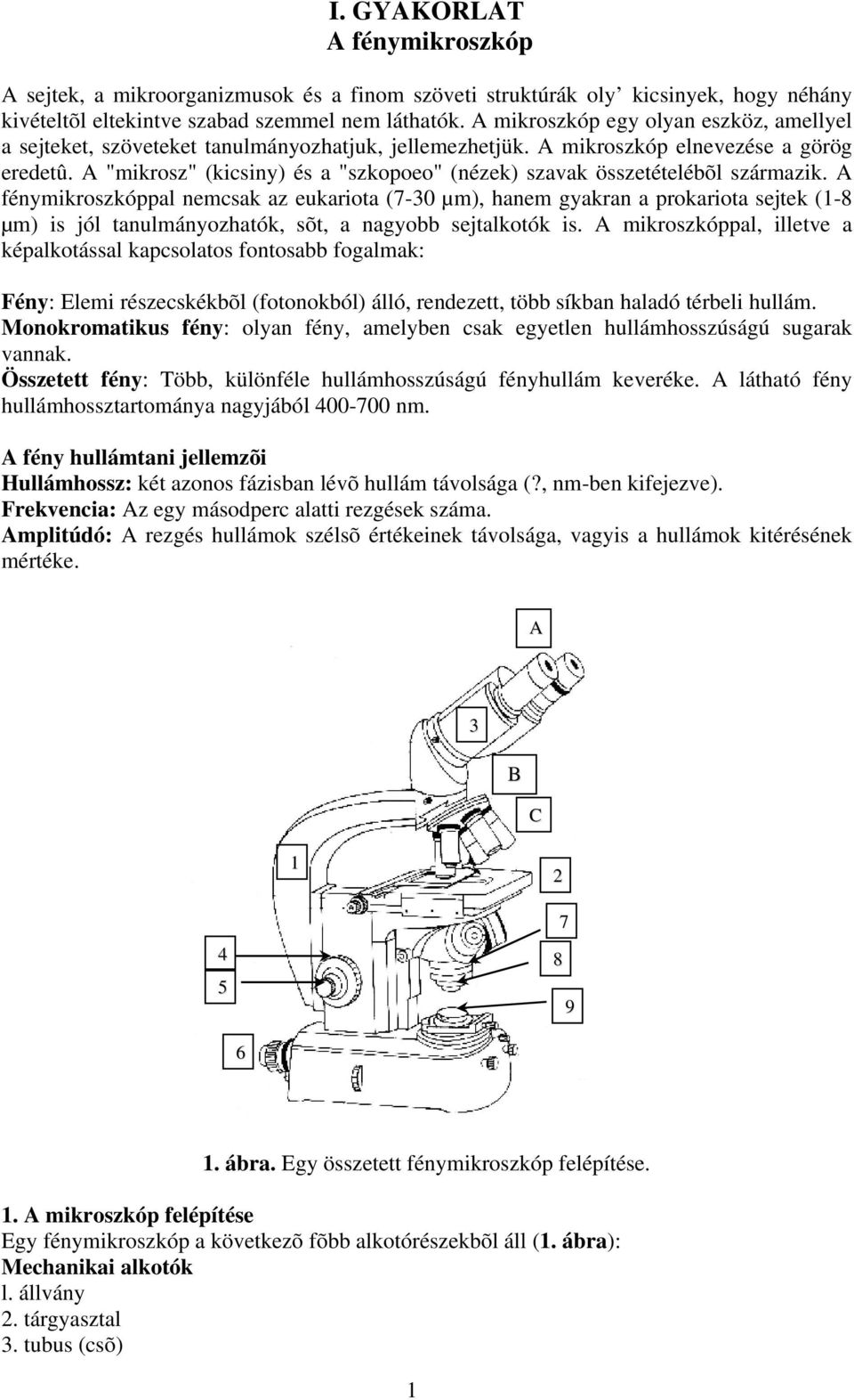 A "mikrosz" (kicsiny) és a "szkopoeo" (nézek) szavak összetételébõl származik.