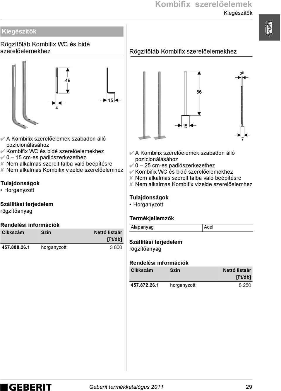 rögzítőanyag Szín 457.888.26.