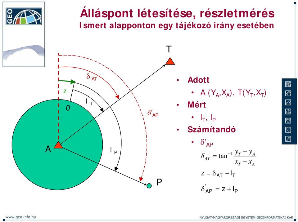 dott (Y,X ), T(Y T,X T ) l T Mért P l T, l P