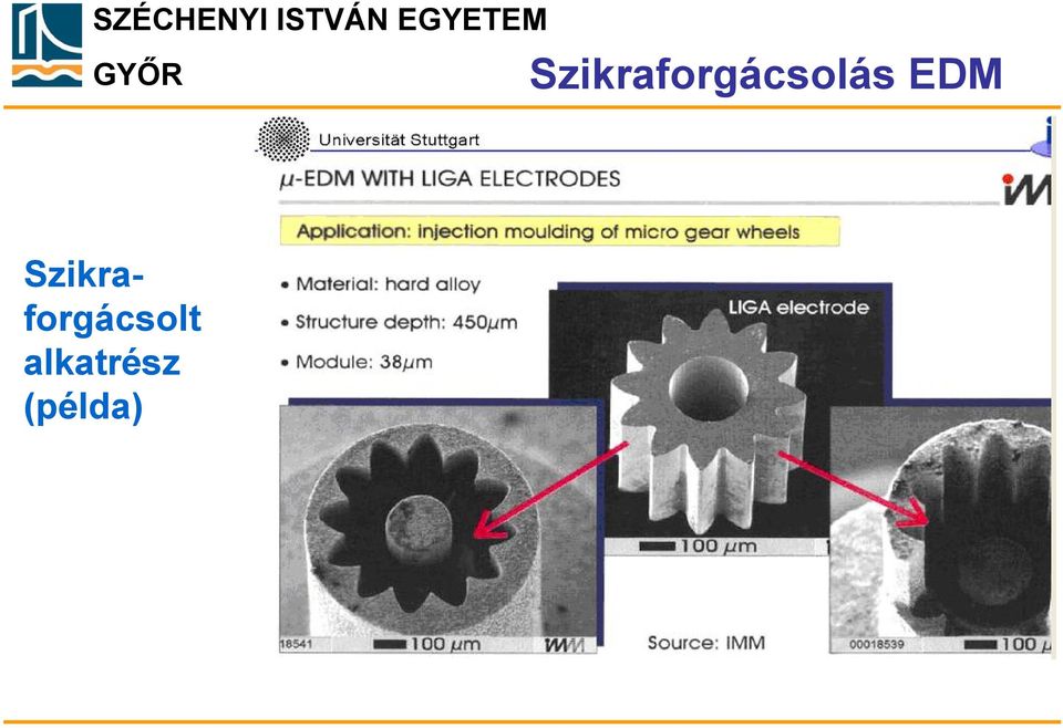 Szikraforgácsolás EDM