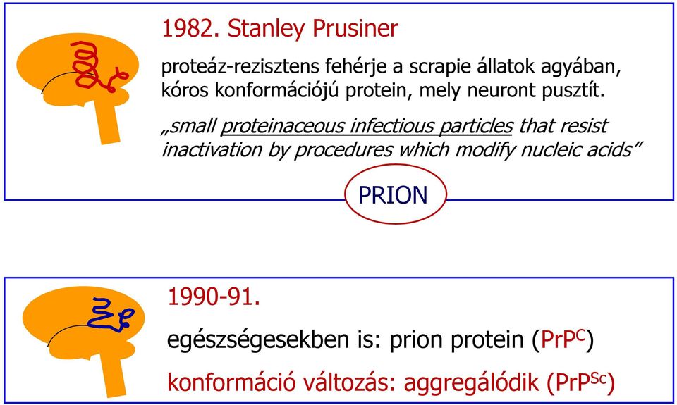 small proteinaceous infectious particles that resist inactivation by procedures