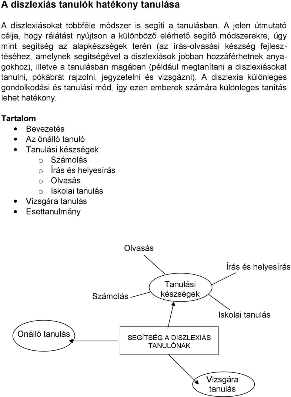 diszlexiások jobban hozzáférhetnek anyagokhoz), illetve a tanulásban magában (például megtanítani a diszlexiásokat tanulni, pókábrát rajzolni, jegyzetelni és vizsgázni).