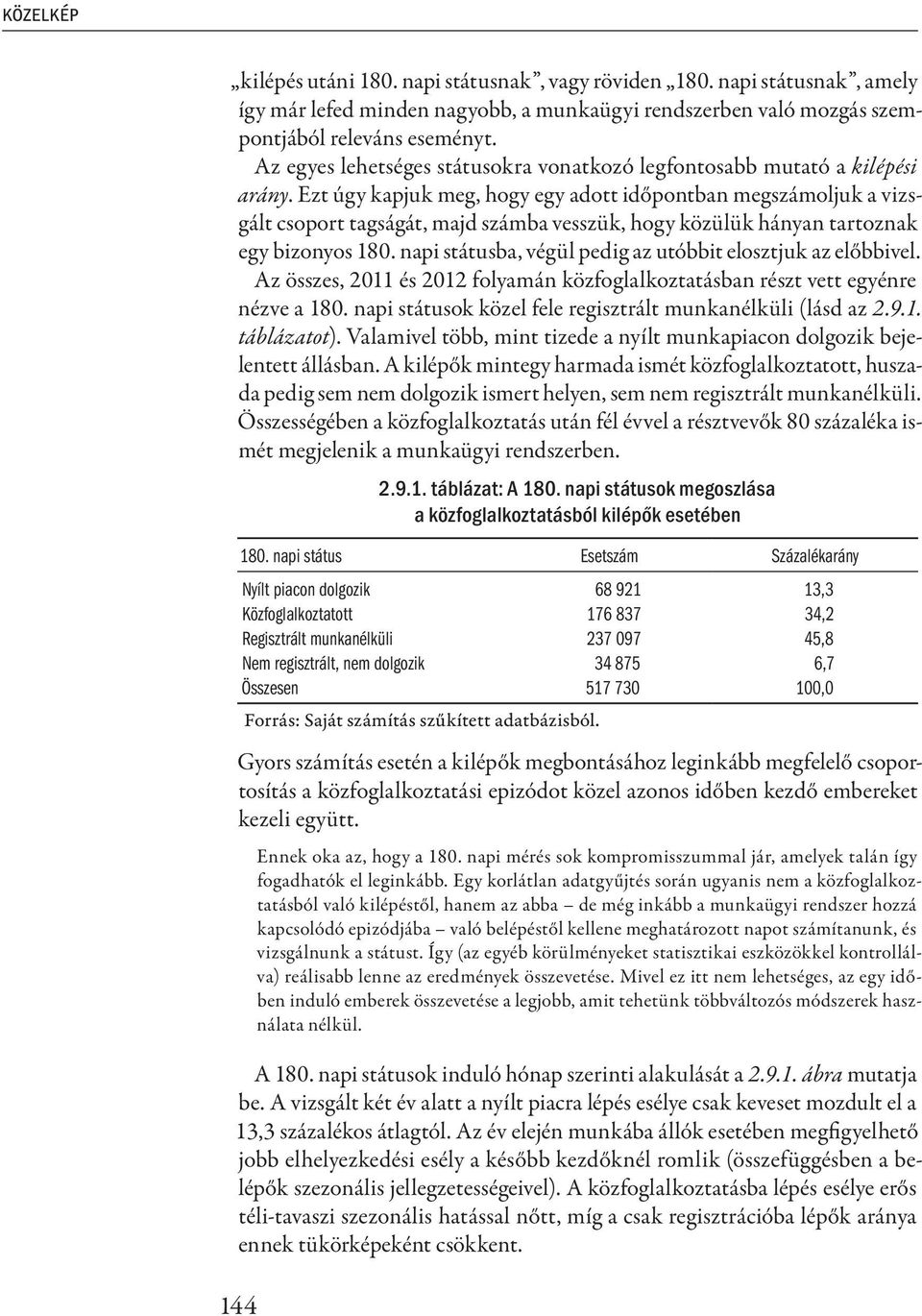 Ezt úgy kapjuk meg, hogy egy adott időpontban megszámoljuk a vizsgált csoport tagságát, majd számba vesszük, hogy közülük hányan tartoznak egy bizonyos 18.