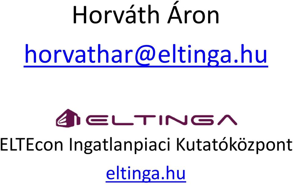 hu ELTEcon