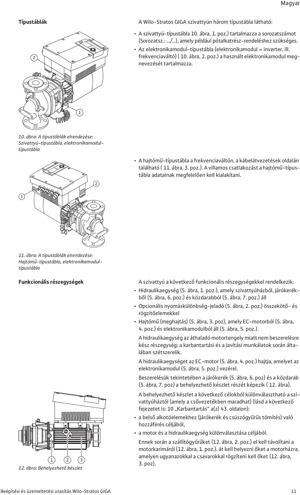 ) a használt elektronikamodul megnevezését tartalmazza. 1 10.