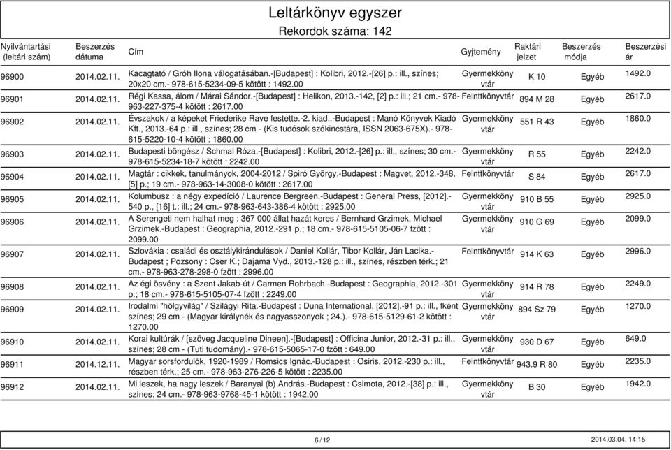 .-budapest : Manó Könyvek Kiadó Kft., 2013.-64 p.: ill., színes; 28 cm - (Kis tudósok szókincsta, ISSN 2063-675X).- 978-615-5220-10-4 kötött : 1860.00 96903 Budapesti böngész / Schmal Róza.