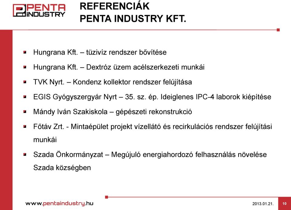 Ideiglenes IPC-4 laborok kiépítése Mándy Iván Szakiskola gépészeti rekonstrukció Főtáv Zrt.