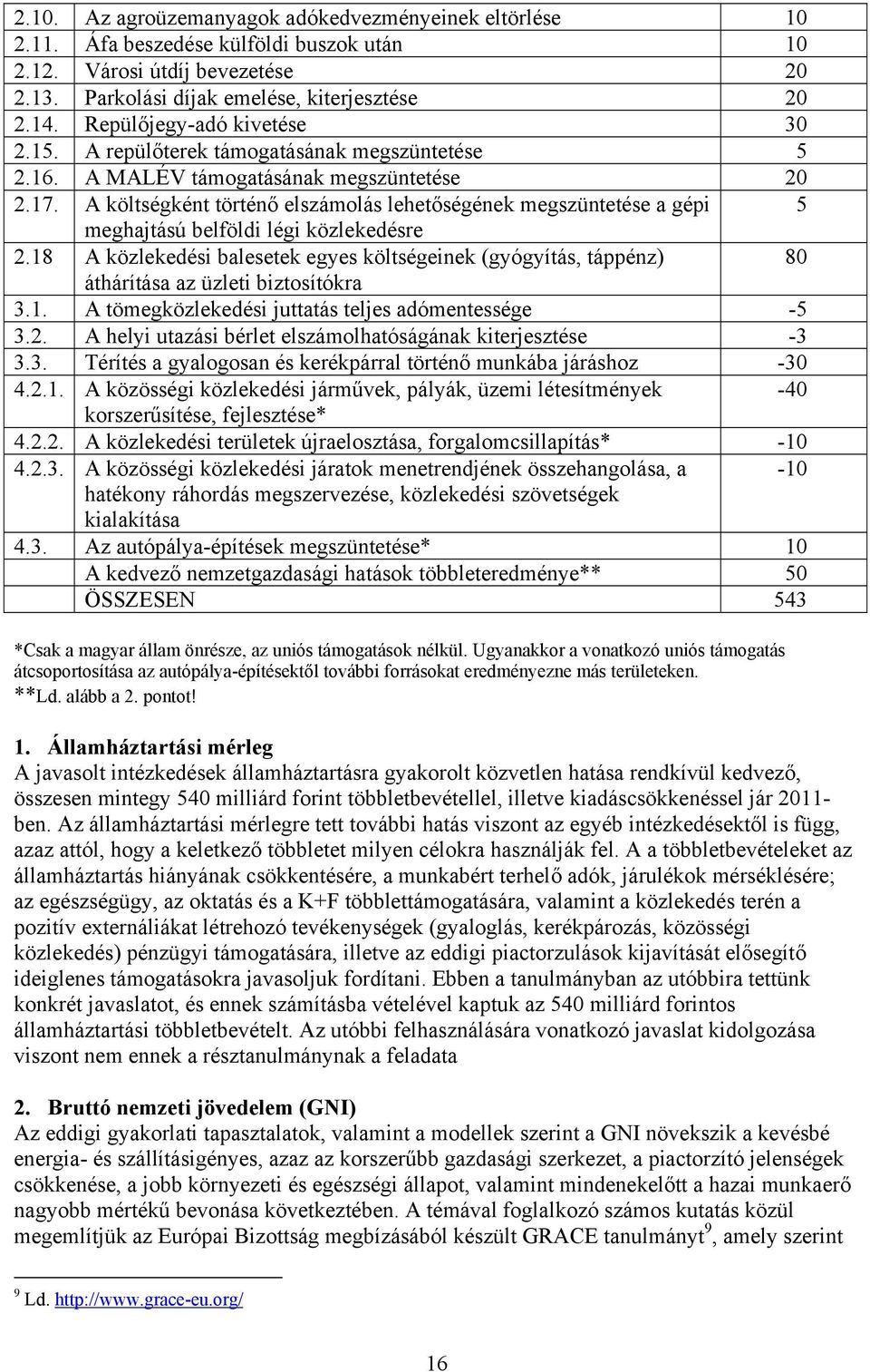 A költségként történő elszámolás lehetőségének megszüntetése a gépi 5 meghajtású belföldi légi közlekedésre 2.