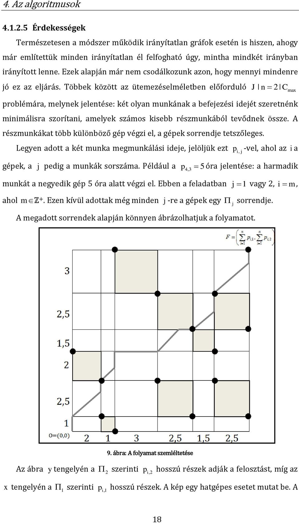 Többek között az ütemezéselméletben előforduló J n 2 C problémára, melynek jelentése: két olyan munkának a befejezési idejét szeretnénk minimálisra szorítani, amelyek számos kisebb részmunkából