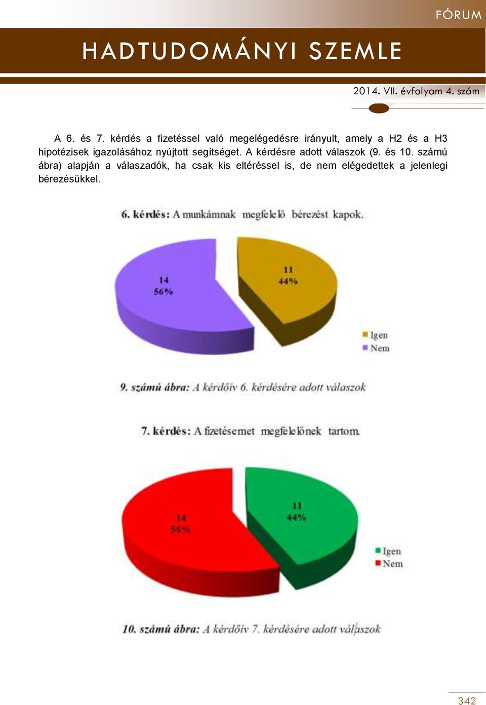 hipotézisek igazolásához nyújtott segítséget.