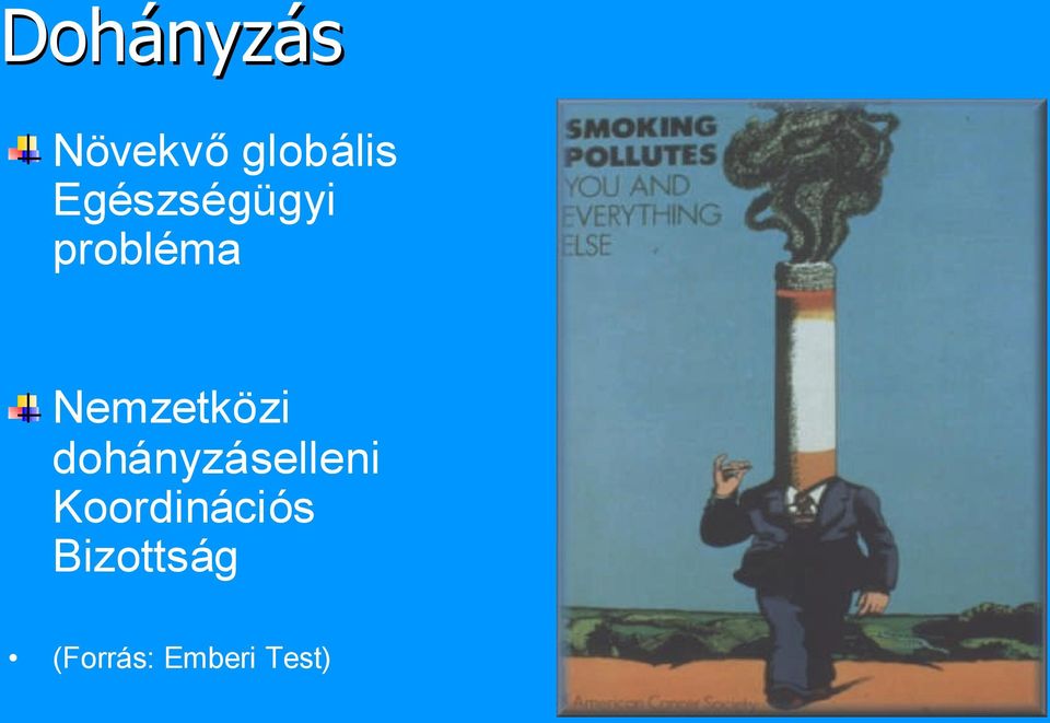 Nemzetközi dohányzáselleni