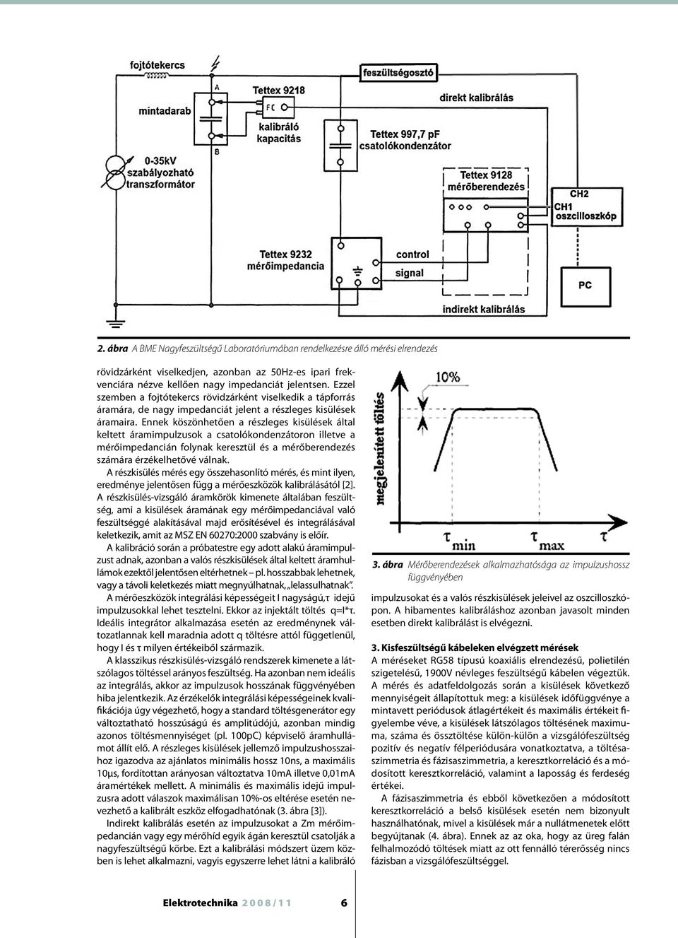 Ennek köszönhetően a részleges kisülések által keltett áramimpulzusok a csatolókondenzátoron illetve a mérőimpedancián folynak keresztül és a mérőberendezés számára érzékelhetővé válnak.