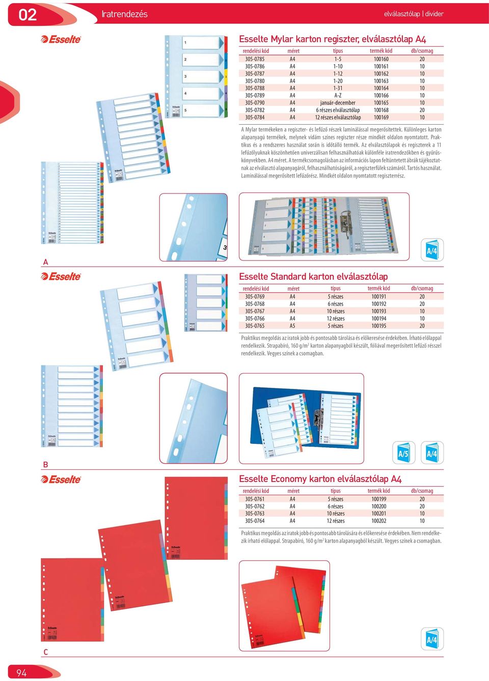 laminálással megerősítettek. Különleges karton aanyagú termékek, melynek vidám színes regiszter része mindkét oldalon nyomtatott. Praktikus és a rendszeres használat során is időtálló termék.