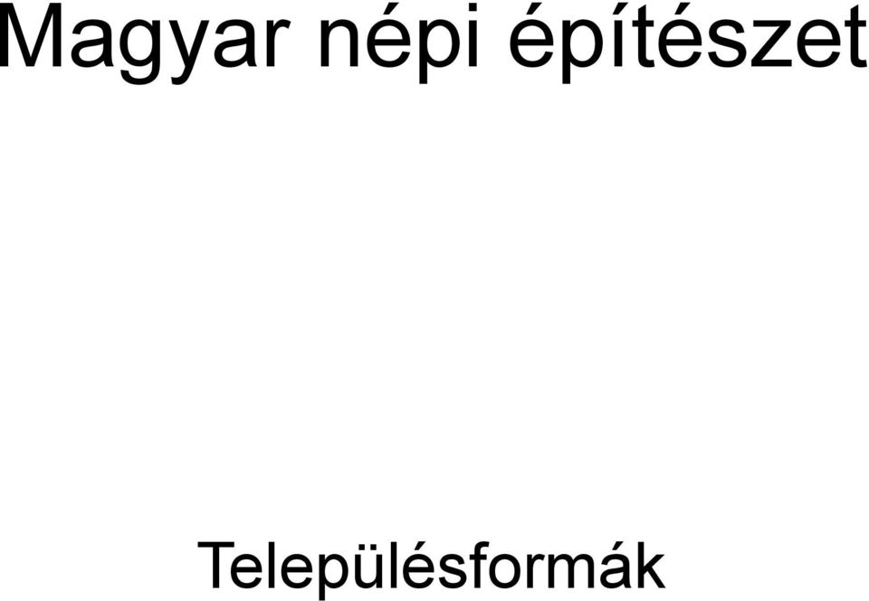 építészet