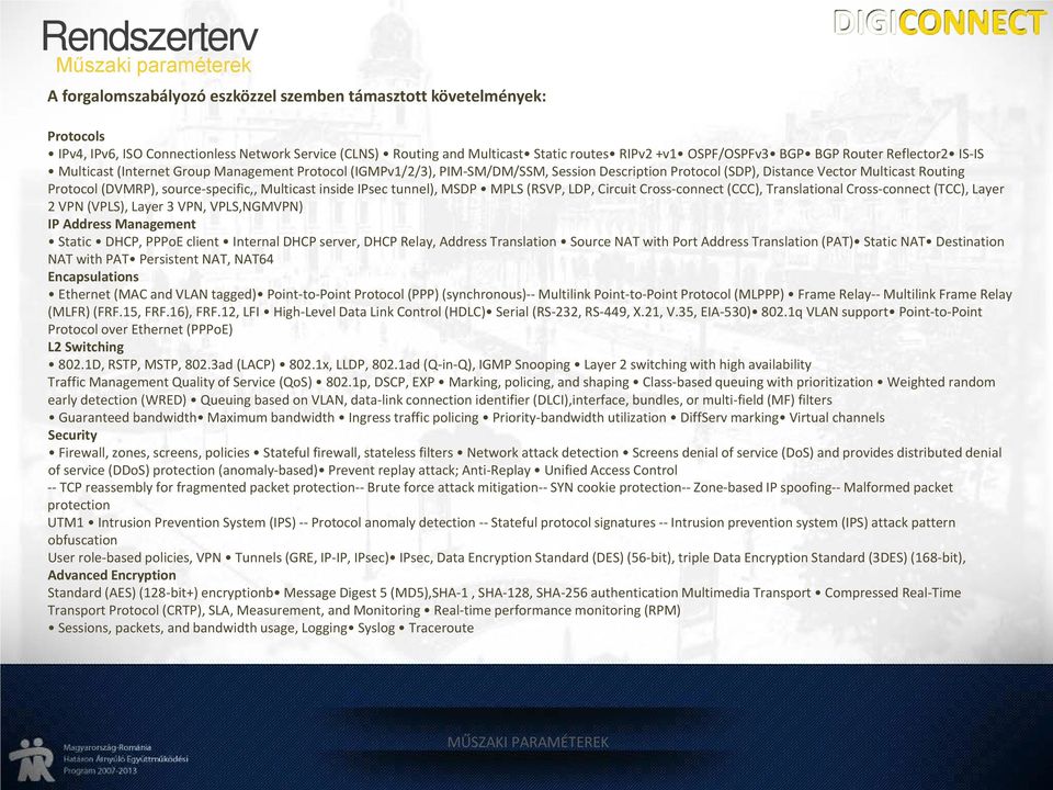 Protocol (DVMRP), source-specific,, Multicast inside IPsec tunnel), MSDP MPLS (RSVP, LDP, Circuit Cross-connect (CCC), Translational Cross-connect (TCC), Layer 2 VPN (VPLS), Layer 3 VPN, VPLS,NGMVPN)