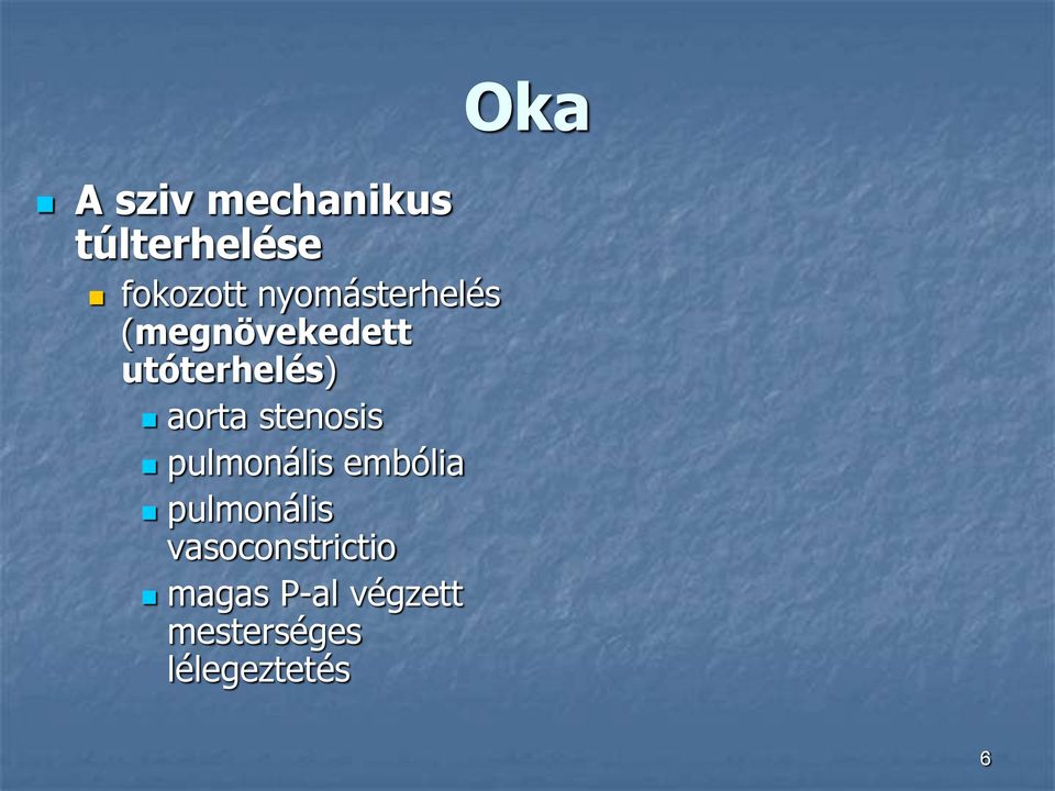 stenosis pulmonális embólia pulmonális