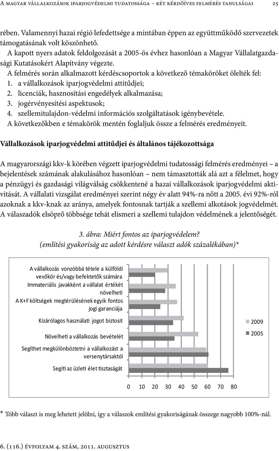 A kapott nyers adatok feldolgozását a 2005-ös évhez hasonlóan a Magyar Vállalatgazdasági Kutatásokért Alapítvány végezte.