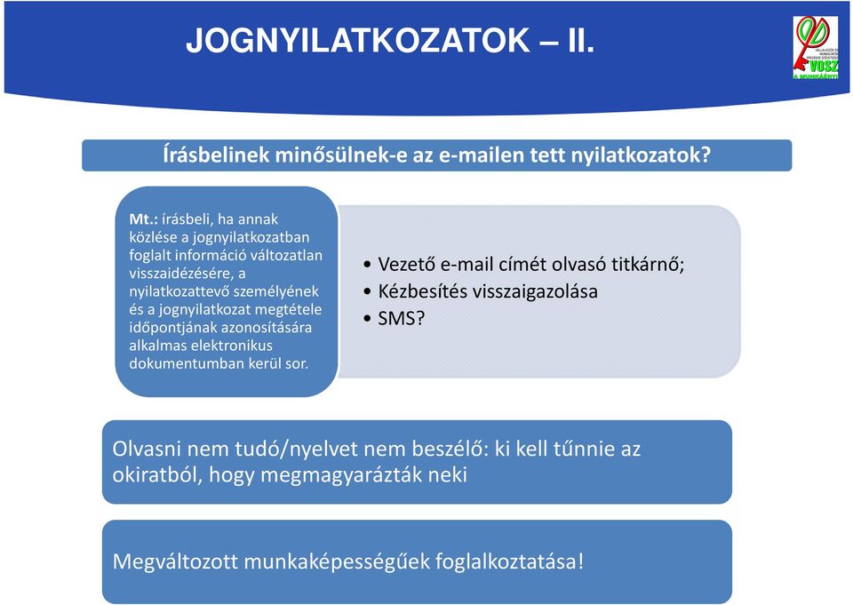 a jognyilatkozat megtétele időpontjának azonosítására alkalmas elektronikus dokumentumban kerül sor.