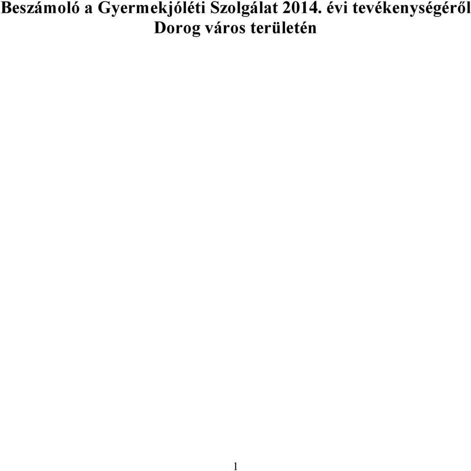 Szolgálat 2014.