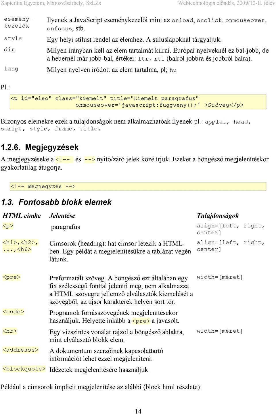 lang Milyen nyelven íródott az elem tartalma, pl; hu Pl.