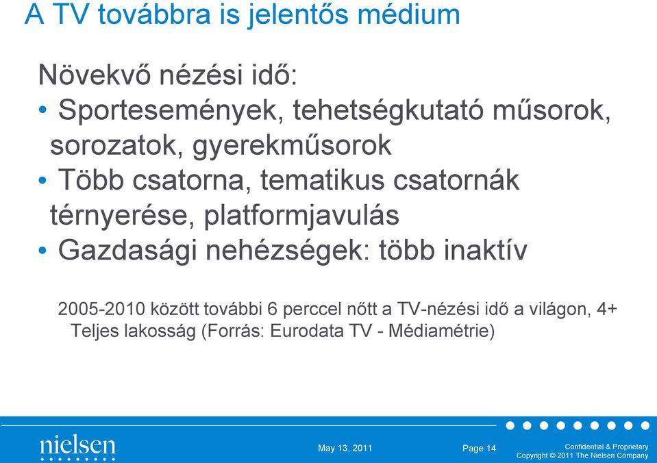 platformjavulás Gazdasági nehézségek: több inaktív 2005-2010 között további 6 perccel