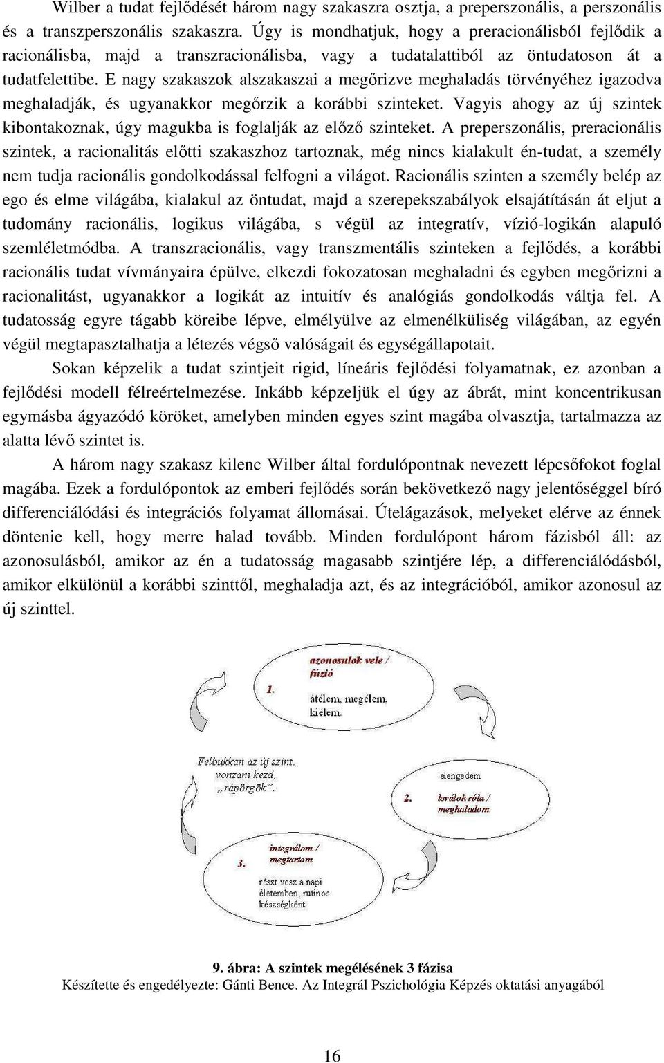 E nagy szakaszok alszakaszai a megőrizve meghaladás törvényéhez igazodva meghaladják, és ugyanakkor megőrzik a korábbi szinteket.