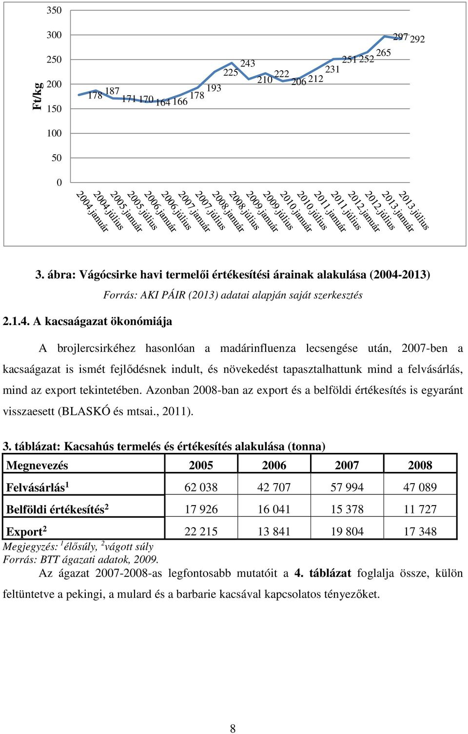 2013) Forrás: AKI PÁIR (2013) adatai alapján saját szerkesztés 2.1.4.