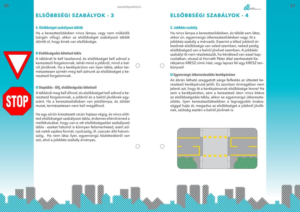 Elsőbbségadás kötelező-tábla A táblánál le kell lassítanod, és elsőbbséget kell adnod a keresztező forgalomnak, tehát mind a jobbról, mind a balról jövőknek.