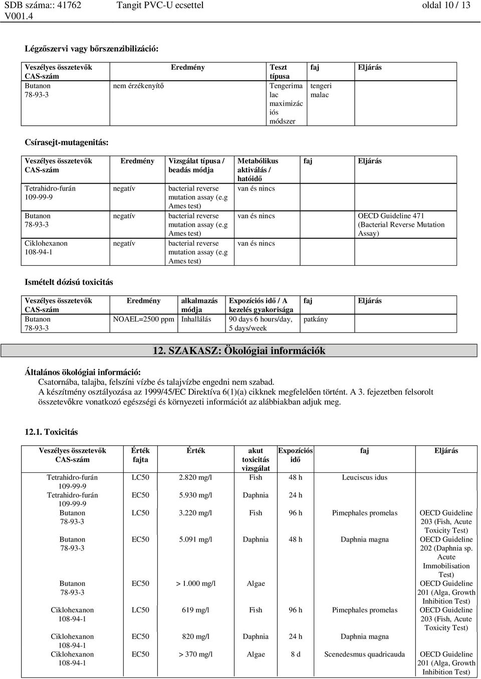 g Ames test) bacterial reverse mutation assay (e.