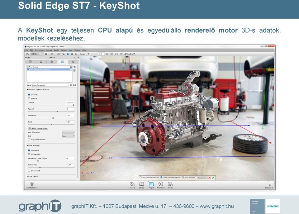 motor 3D-s adatok, modellek kezeléséhez.